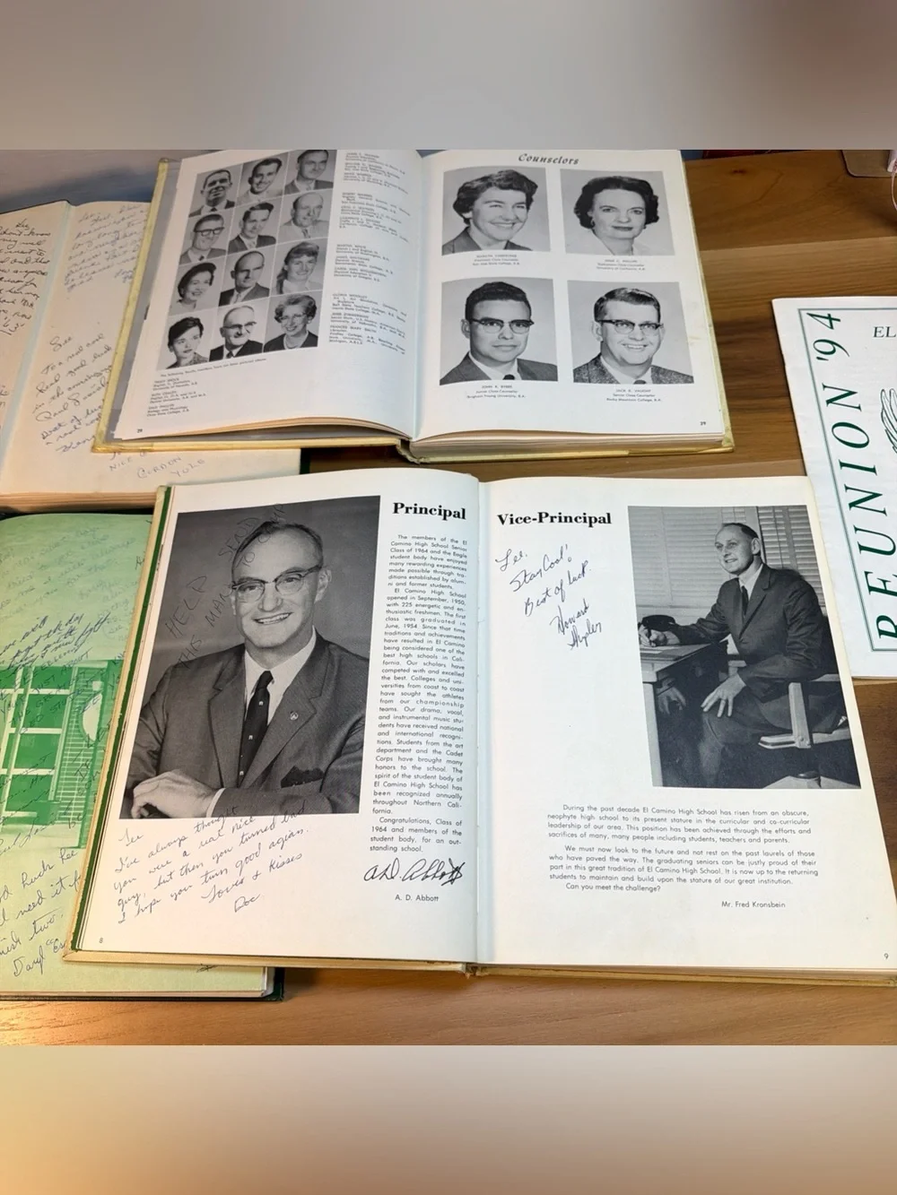Lot Of 4 1961 - 1964 El Camino High School Yearbook Annual Sacramento California